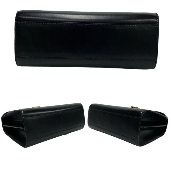 CELINE Black Leather Tote Bag - Picture 6 of 8